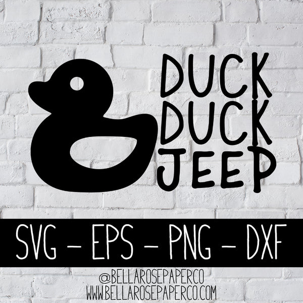 Duck Duck Jeep | DIGITAL SVG BUNDLE