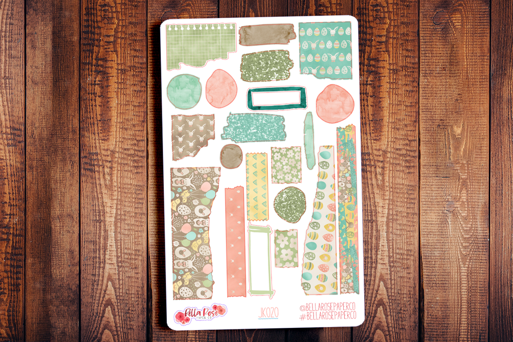 Easter Bunny Journaling Sticker Kit JK020