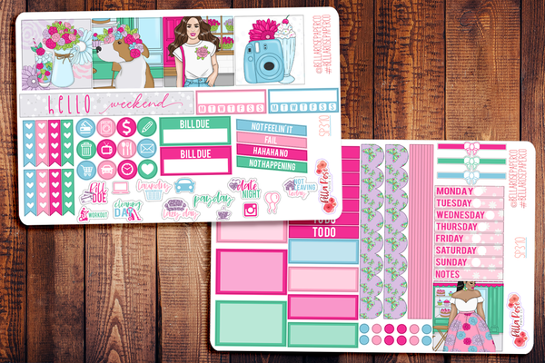 Floral Shop Mini Happy Planner Sticker Kit SP310