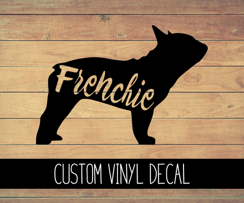 Frenchie Vinyl Decal