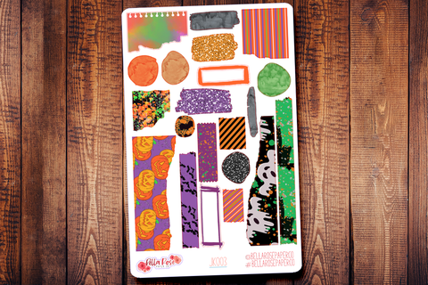 Happy Halloween Journaling Sticker Kit JK003