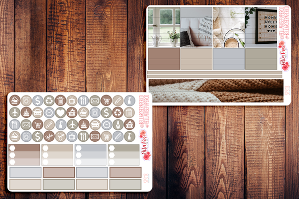 Stay Home Photo Planner Sticker Kit SP313