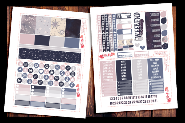 Palm Reader Happy Planner Kit | PRINTABLE PLANNER STICKERS