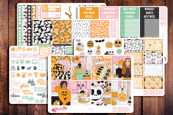 Halloween Sweets Planner Sticker Kit F402
