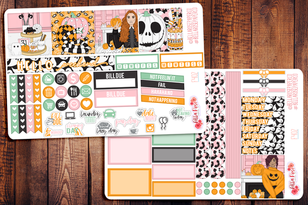 Halloween Sweets Mini Happy Planner Sticker Kit F402