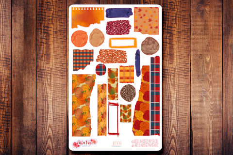 Pumpkin Picking Journaling Sticker Kit JK004