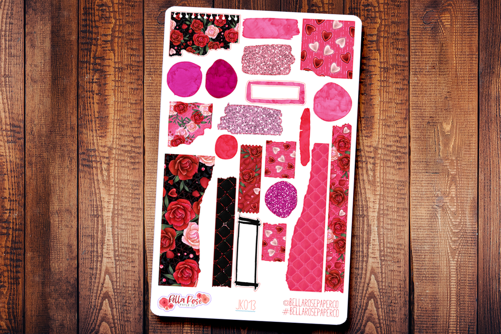 Romance Journaling Sticker Kit JK013