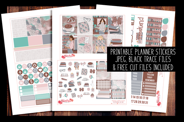 School Babe Planner Kit | PRINTABLE PLANNER STICKERS