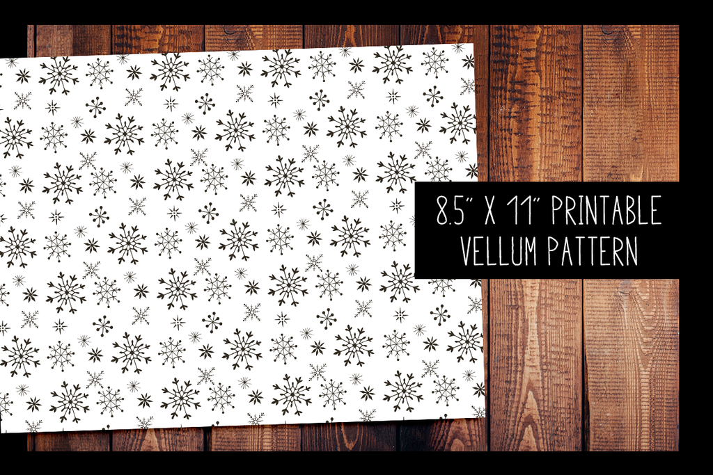Snowflakes Vellum | PRINTABLE VELLUM PATTERN