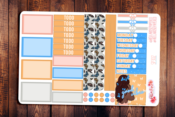 First Day Of Spring Mini Happy Planner Sticker Kit SP302