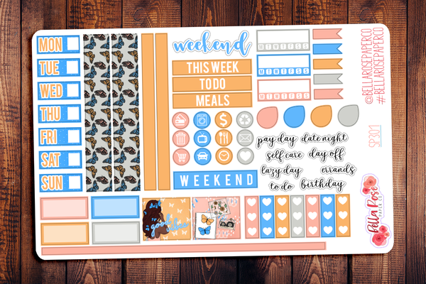 First Day Of Spring Hobonichi Weeks Sticker Kit SP302