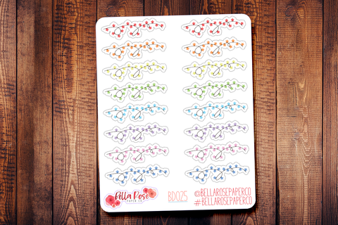 Star Lights Planner Stickers BD025