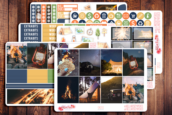 Summer Nights Photo Planner Sticker Kit SM203