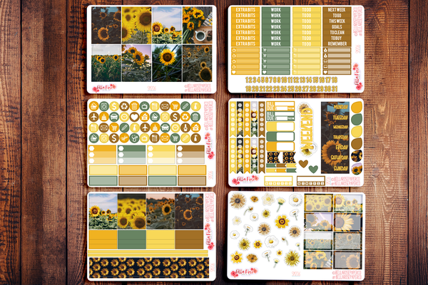 Sunflower Photo Planner Sticker Kit SM206