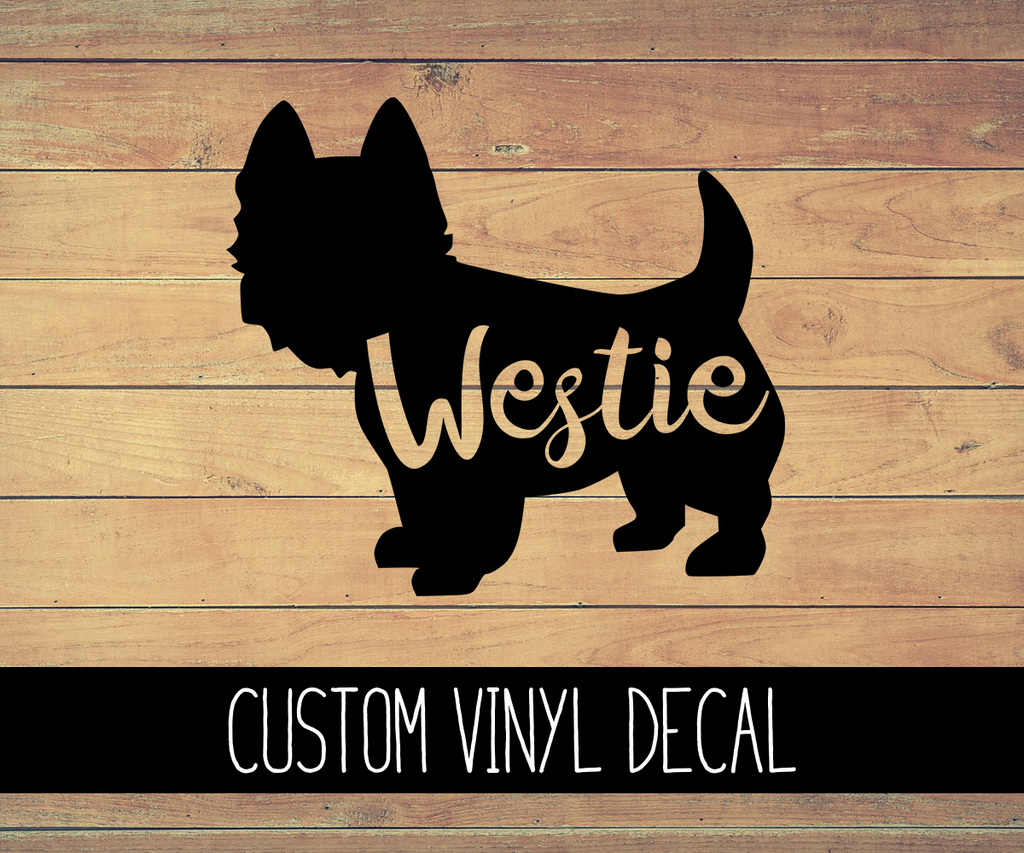 Westie Vinyl Decal
