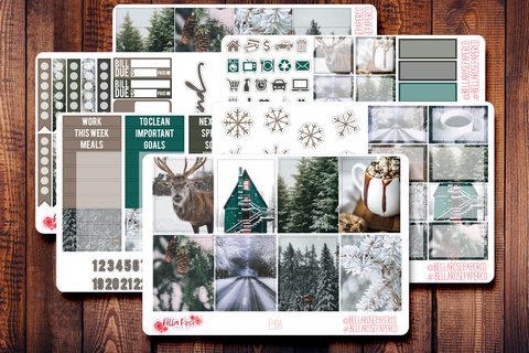 Winter Wonderland Photo Planner Sticker Kit F406
