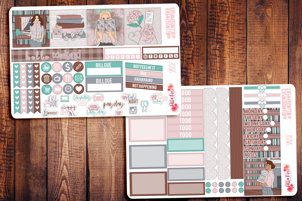 School Babe Mini Happy Planner Sticker Kit SM207