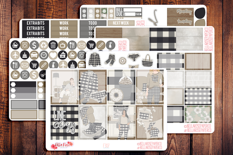 Live Cozy Planner Sticker Kit F307