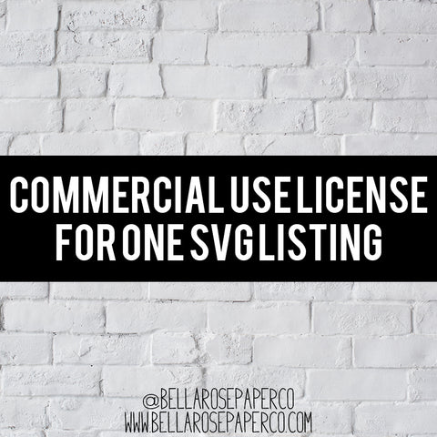 Commercial Use license for ONE SVG Product