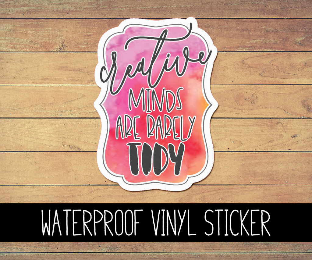 Creative Minds Vinyl Waterproof Sticker