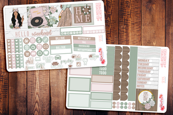 Farmhouse Mini Happy Planner Sticker Kit SP205