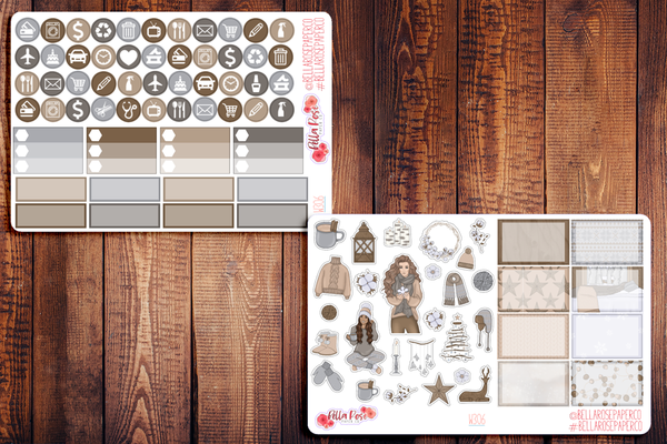 Home For The Holidays Planner Sticker Kit W306