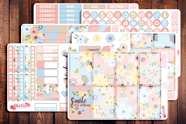 Spring Florals Planner Sticker Kit SP203