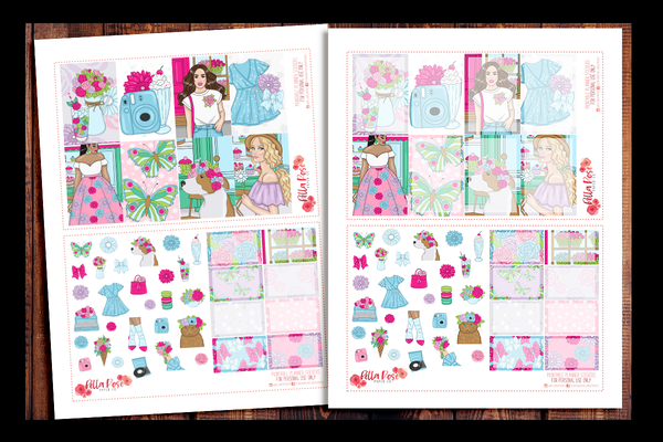 Floral Shop Happy Planner Kit | PRINTABLE PLANNER STICKERS