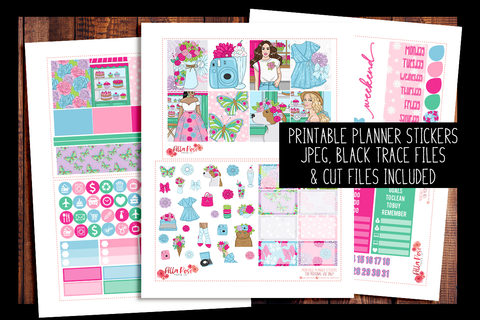 Floral Shop Planner Kit | PRINTABLE PLANNER STICKERS