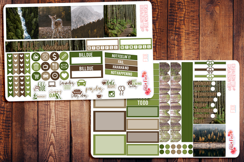 Forest Friends Mini Happy Planner Sticker Kit F308