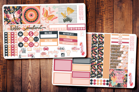 Full Bloom Mini Happy Planner Sticker Kit SP401