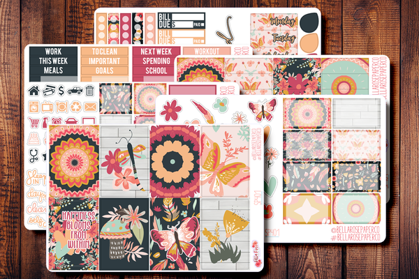 Full Bloom Planner Sticker Kit SP401