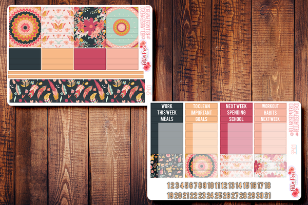 Full Bloom Planner Sticker Kit SP401