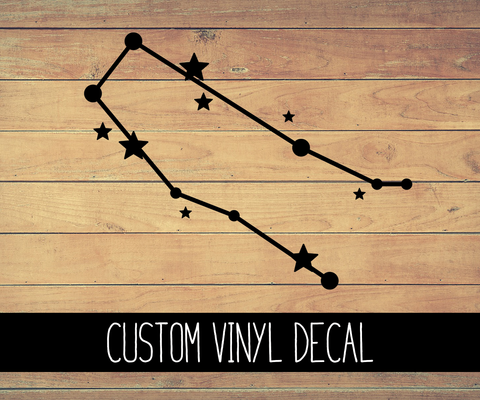 Gemini Zodiac Constellation Vinyl Decal