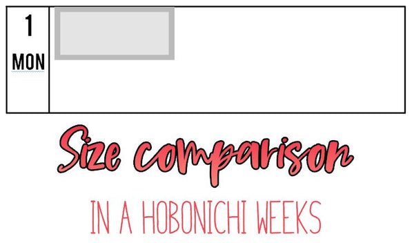 Hobonichi Weeks Half Box Planner Stickers B068/B069