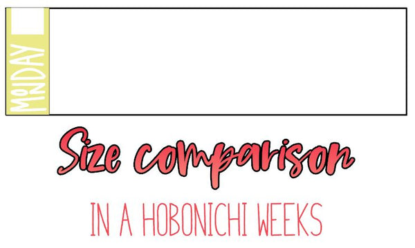 Hobonichi Weeks Written Date Covers Planner Stickers B084/B085