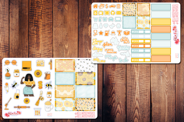 Honey Planner Sticker Kit W403