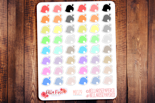 Animal Crossing Mini Icon Planner Stickers MI029