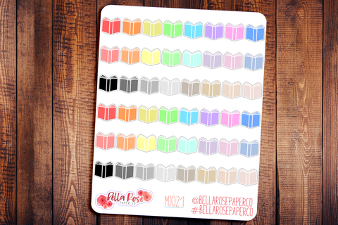 Book Mini Icon Planner Stickers MI021