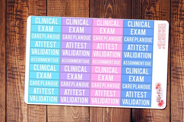 Nursing Student Planner Stickers S005