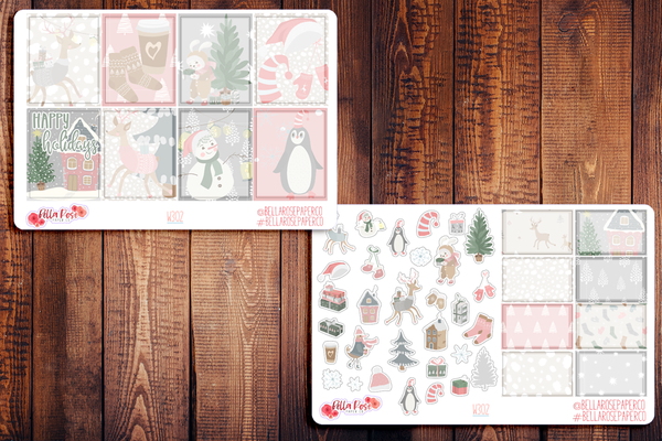 Sweet Holidays Planner Sticker Kit W302