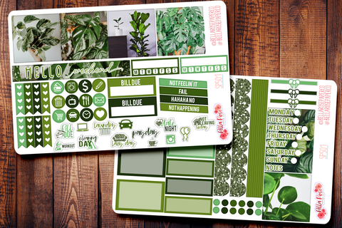 House Plants Photo Mini Happy Planner Sticker Kit SP501