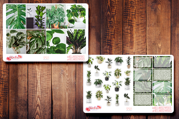 House Plants Photo Planner Sticker Kit SP501
