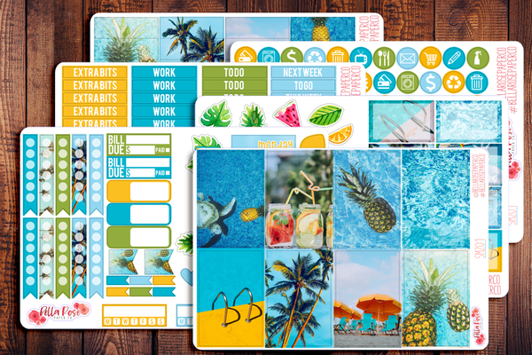 Pool Party Photo Planner Sticker Kit SM201