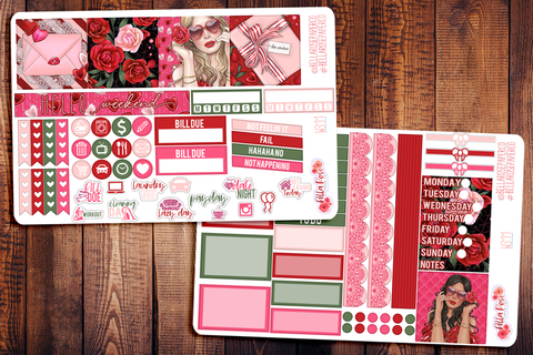 Romance Mini Happy Planner Sticker Kit W311