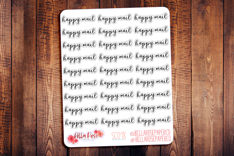 Happy Mail Planner Stickers SC018