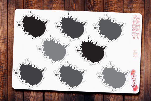 Choose your Splat Layering Planner Stickers B101