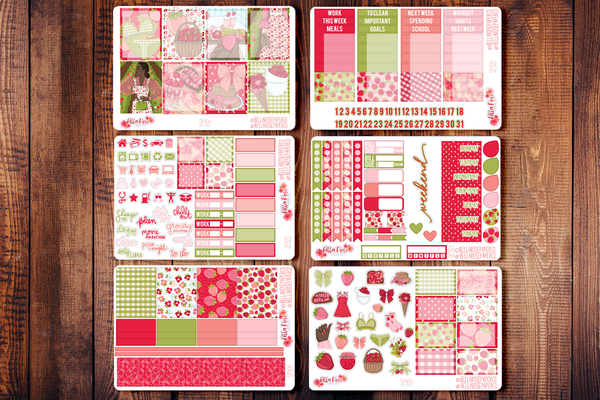 Strawberry Dreams Planner Sticker Kit SP404