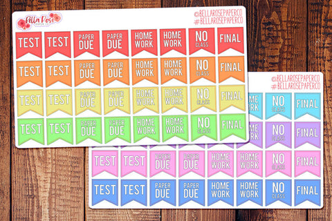 College Student Planner Stickers