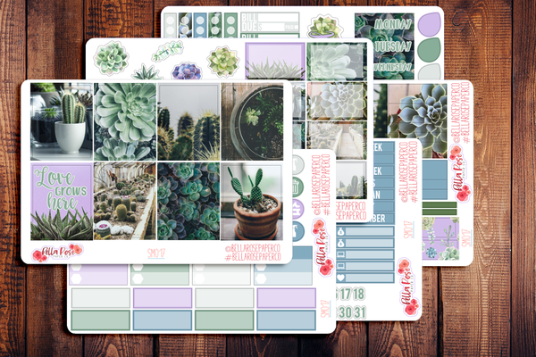 Succulent Photography Planner Sticker Kit SM017